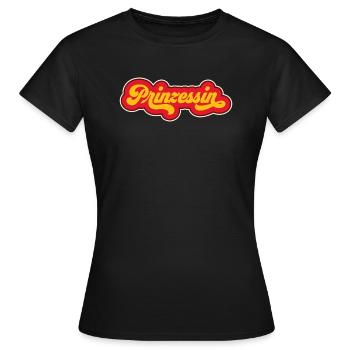 Princesse - T-shirt Femme - noir - Devant - AI Model Female 172 dark (172cm)