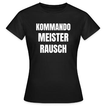 Commando Master Rush - Women's T-Shirt - black - Front - AI Model Female 172 dark (172cm)