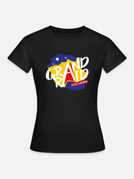 Grand Raid Ile de la Réunion Trekking ultra-trail - T-shirt Femme - noir