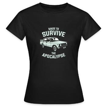 Lada: Auto Aus Russland - Frauen T-Shirt - Schwarz - Vorne - AI Model Female 172 dark (172cm)