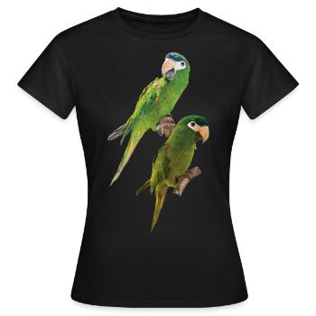 Le noble ara - T-shirt Femme - noir - Devant - AI Model Female 172 dark (172cm)