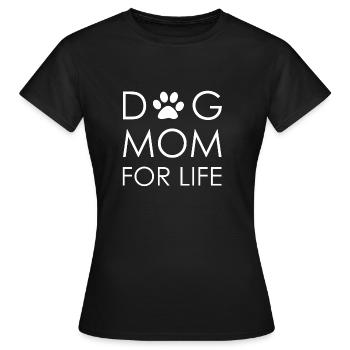 Dog Mum, Dog, Dog Lover, Dog Owner, - Women's T-Shirt - black - Front - AI Model Female 172 dark (172cm)