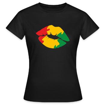Juneteenth Day 1865, Jour de la Liberté Amérique Africaine - T-shirt Femme - noir - Devant - AI Model Female 172 dark (172cm)