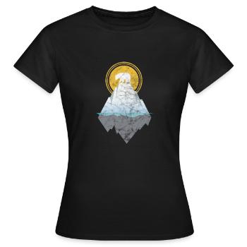 Eisbär - Frauen T-Shirt - Schwarz - Vorne - AI Model Female 172 dark (172cm)