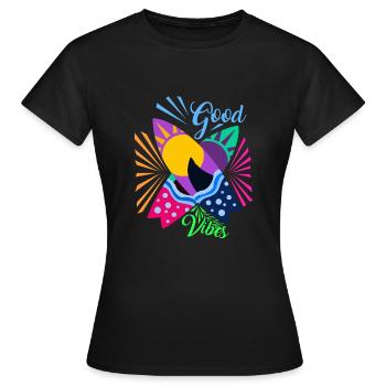 Planches de surf - T-shirt Femme - noir - Devant - AI Model Female 172 dark (172cm)