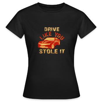 Courses de stock-cars - T-shirt Femme - noir - Devant - AI Model Female 172 dark (172cm)
