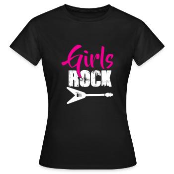 Musique rock - T-shirt Femme - noir - Devant - AI Model Female 172 dark (172cm)