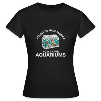 aquarium - T-shirt Femme - noir - Devant - AI Model Female 172 dark (172cm)