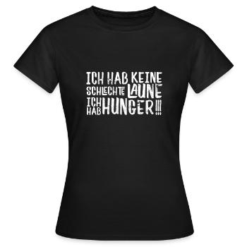 Hunger and bad mood - Women's T-Shirt - black - Front - AI Model Female 172 dark (172cm)
