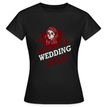Bachelorette party bride - T-shirt Femme - noir - Devant - AI Model Female 172 dark (172cm)