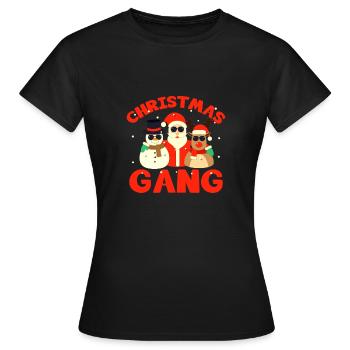 Matériel de Noël - T-shirt Femme - noir - Devant - AI Model Female 172 dark (172cm)