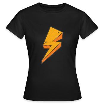 Blitz - Frauen T-Shirt - Schwarz - Vorne - AI Model Female 172 dark (172cm)