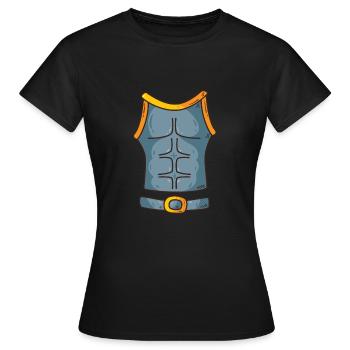 armure - T-shirt Femme - noir - Devant - AI Model Female 172 dark (172cm)
