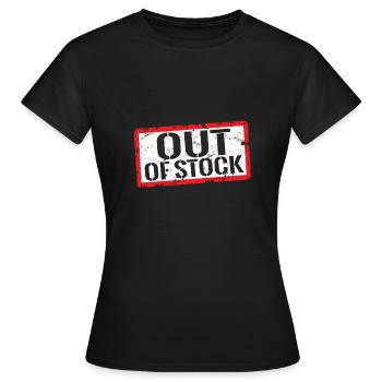 En rupture de stock En rupture de stock Logo Vintage Style - T-shirt Femme - noir - Devant - AI Model Female 172 dark (172cm)