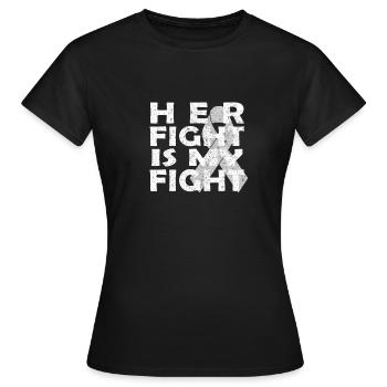 Cancer - T-shirt Femme - noir - Devant - AI Model Female 172 dark (172cm)