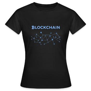 bloc de la chaîne - T-shirt Femme - noir - Devant - AI Model Female 172 dark (172cm)