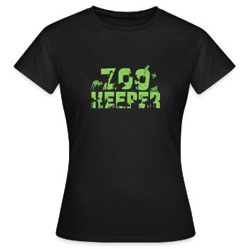 Zoo Keeper - Women's T-Shirt - black - Front - AI Model Female 172 dark (172cm)