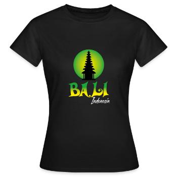 Bali - Frauen T-Shirt - Schwarz - Vorne - AI Model Female 172 dark (172cm)