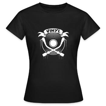 vinyle - T-shirt Femme - noir - Devant - AI Model Female 172 dark (172cm)