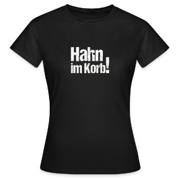 Hahn im korb - Frauen T-Shirt - Schwarz - Vorne - AI Model Female 172 dark (172cm)
