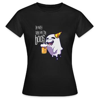 Cadeau boo Halloween - T-shirt Femme - noir - Devant - AI Model Female 172 dark (172cm)