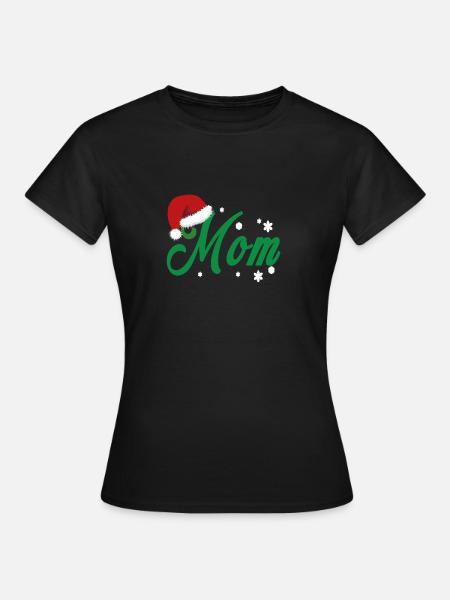 Weihnachten Mama - Frauen T-Shirt - Schwarz