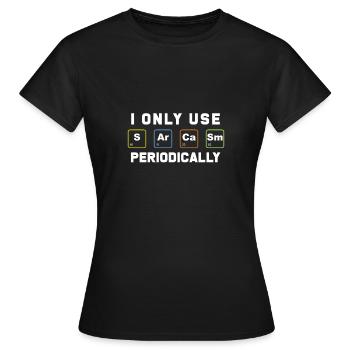 Science Shirt - Science - Women's T-Shirt - black - Front - AI Model Female 172 dark (172cm)
