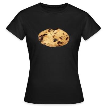 Cadeau de costume de biscuit drôle de Halloween - T-shirt Femme - noir - Devant - AI Model Female 172 dark (172cm)