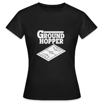 collection des stades de football idée - T-shirt Femme - noir - Devant - AI Model Female 172 dark (172cm)