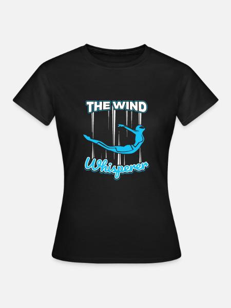 Vintage Funny Indoor Skydiving Gift for Skydivers - Women's T-Shirt - black