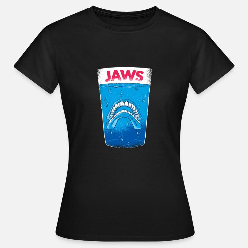 Jaws teeth - molars - Women's T-Shirt - black