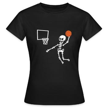 Skeleton jump - Women's T-Shirt - black - Front - AI Model Female 172 dark (172cm)