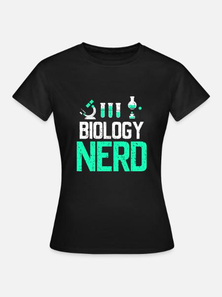 Biologie-Nerd - Frauen T-Shirt - Schwarz