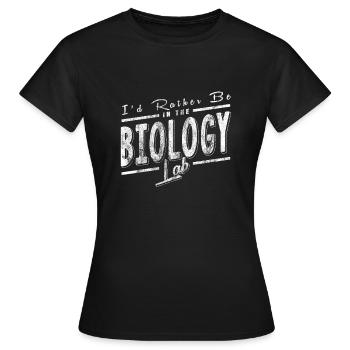 Biology Lab - Frauen T-Shirt - Schwarz - Vorne - AI Model Female 172 dark (172cm)