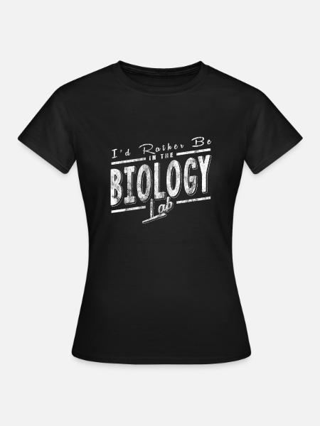 Biology Lab - Frauen T-Shirt - Schwarz