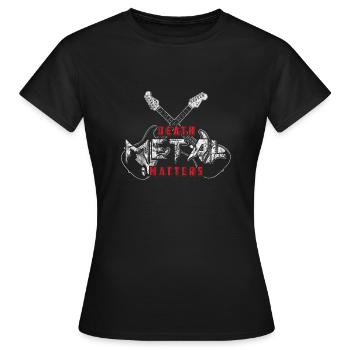 Death Metal - Frauen T-Shirt - Schwarz - Vorne - AI Model Female 172 dark (172cm)