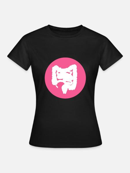 Darm- - Frauen T-Shirt - Schwarz