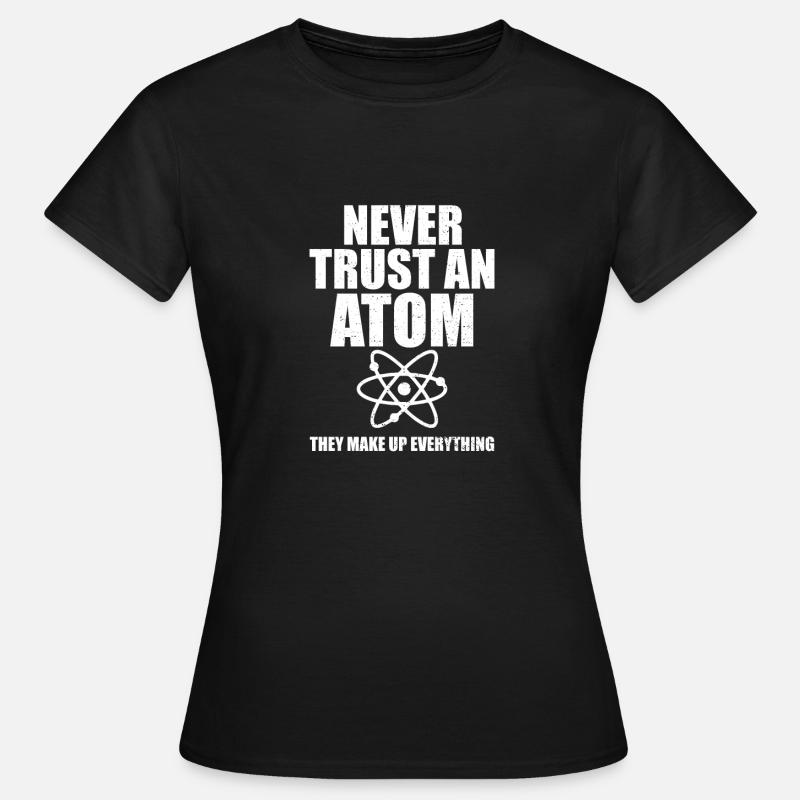 Science atom - Women's T-Shirt - black