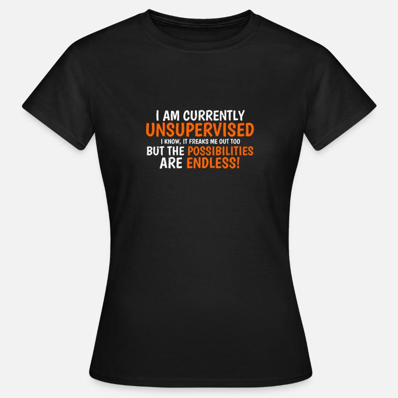 funny - Women's T-Shirt - black