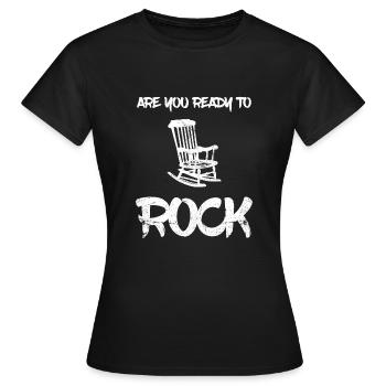 musique rock - T-shirt Femme - noir - Devant - AI Model Female 172 dark (172cm)