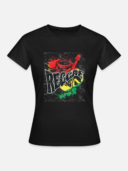 Jamaicaanse reggae - Vrouwen T-shirt - zwart