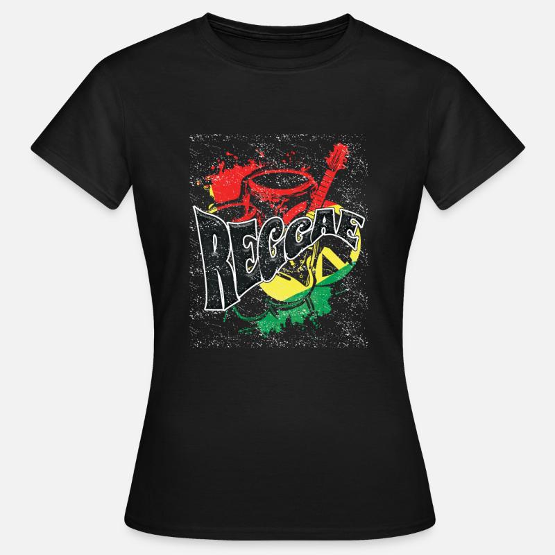 Jamaican reggae - Women's T-Shirt - black