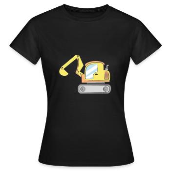 Pelles - T-shirt Femme - noir - Devant - AI Model Female 172 dark (172cm)