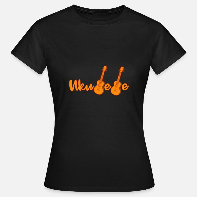 Ukulele Guitar - Women's T-Shirt - black