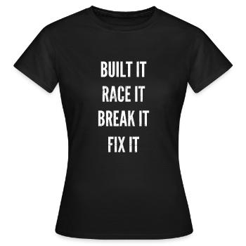 RC Auto Liebe Rennsport - Frauen T-Shirt - Schwarz - Vorne - AI Model Female 172 dark (172cm)