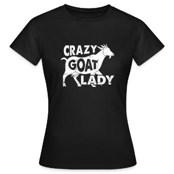 Éleveuse de chèvre - T-shirt Femme - noir - Devant - AI Model Female 172 dark (172cm)