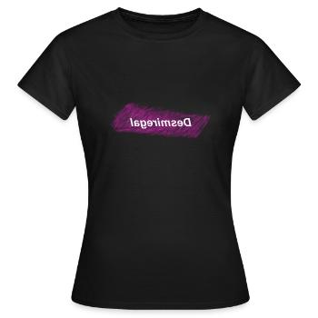 Desmiregal Trend Trendy cooles angesagtes Geschenk - Frauen T-Shirt - Schwarz - Vorne - AI Model Female 172 dark (172cm)