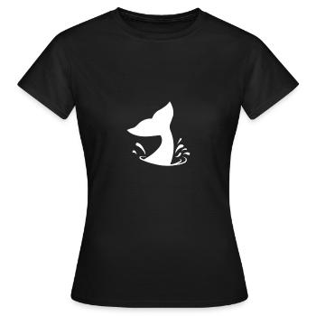 Nageoires - T-shirt Femme - noir - Devant - AI Model Female 172 dark (172cm)
