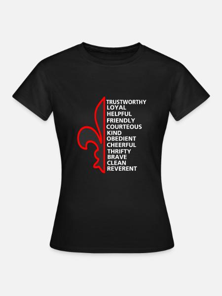 Pfadfinder, Scouts, Naturliebhaber - Tshirt - Dame-T-shirt - sort