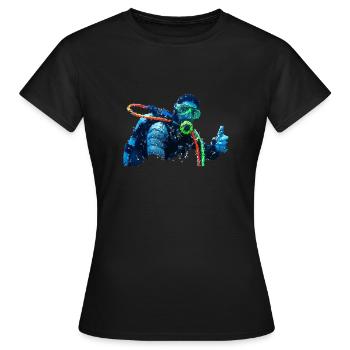 Plongeur plongeur Plongeur - T-shirt Femme - noir - Devant - AI Model Female 172 dark (172cm)